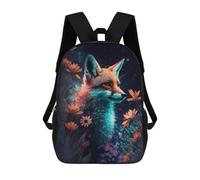 sinyumoney Magical Fox Garden Sacs À Dos 17 Pouces Pour Enfants, Sacs D'école Imprimés En 3D Pour Élèves Du Primaire Et Du Collège, Garçons Et Filles
