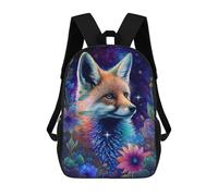 sinyumoney Magical Fox in Starry Garden -1 Sac À Dos Imprimé 3D Pour Enfants, Sac À Dos Léger Pour Écoliers Et Écoliers, Sac À Goûter Pour La Crèche 17inch