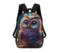 sinyumoney Magical Glittering Owl Sac À Dos Scolaire Pour Filles Et Garçons, Grande Capacité, Léger, Pour Enfants Et Étudiants 17inch
