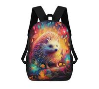 sinyumoney Magical Hedgehog Forest Sacs À Dos Pour Enfants, Cartables 3D Personnalisés Pour Garçons Et Filles, Grands Sacs À Dos Scolaires Décontractés 17inch