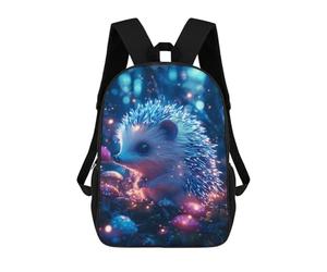 sinyumoney Magical Hedgehog Sac À Dos Enfant Fille 3D, Sac D'école, Sac À Dos Pour Tout-petits, Sac À Dos Décontracté, Sac À Livres Tendance 17inch