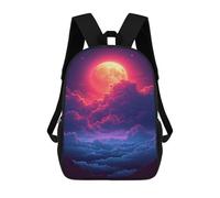 sinyumoney Magical Moonlit Sky Sacs À Dos Pour Enfants, Sac À Dos Scolaire Imprimé En 3D Pour Enfants, Sac À Dos De Voyage, Sac À Livres Pour Enfants 17inch Sac D'école