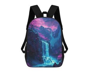 sinyumoney Magical Mountain Waterfall Sac À Dos Enfant Imprimé En 3D, Sac D'école Pour Garçons, Sac À Dos Cool Et Décontracté, Sac À Dos Amusant Pour Enfants Et Adolescents 17inch