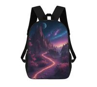 sinyumoney Magical Night Pathway Sac À Dos Enfant Fille 3D, Sac D'école, Sac À Dos Pour Tout-petits, Sac À Dos Décontracté, Sac À Livres Tendance 17inch