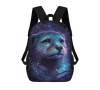 sinyumoney Magical Otter Fantasy Artwork Sacs À Dos Pour Enfants, Sac À Dos Scolaire Imprimé En 3D Pour Enfants, Sac À Dos De Voyage, Sac À Livres Pour Enfants 17inch Sac D'école