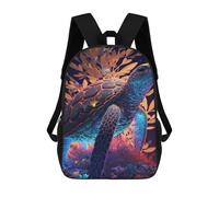 sinyumoney Magical Sea Turtle Sacs À Dos, Sac À Dos Enfant, Sac D'école, Sac À Dos De Voyage Imprimé En 3D, Accessoire De Mode, Sac À Dos Imperméable Pour Enfants 17inch