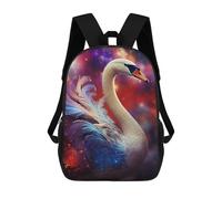sinyumoney Magical Swan Artwork Sac À Dos Scolaire Imprimé En 3D Pour Garçons Et Filles, Sac À Dos Pour Enfants, Sac De Voyage 17inch