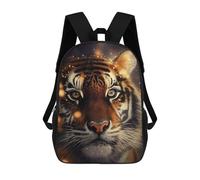 sinyumoney Magical Tiger Gazing Sac À Dos Scolaire Pour Enfants, Imprimé En 3D, Pour Garçons, Élèves Du Primaire Et Du Collège 17inch