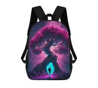 sinyumoney Magical Tree Portal Sac À Dos Scolaire Pour Enfants, Sac À Dos De Voyage Décontracté, Grand Sac À Dos Pour Garçons Et Filles 17inch