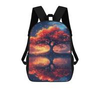 sinyumoney Magical Tree Reflection Sac À Dos, Cartable Imprimé En 3D, Sac À Goûter, Sac À Dos De Voyage, Sac À Dos Entre Amis, Sac À Dos Scolaire Pour Filles Et Garçons 17inch