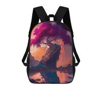 sinyumoney Magical Tree Reflections Sacs À Dos Décontractés Pour Enfants, Sacs D'école Pour Adolescents, Filles Et Garçons, Sacs À Dos Pour Livres 17inch
