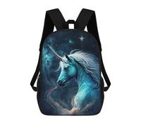 sinyumoney Magical Unicorn Fantasy Art Print -1 Sac À Dos Scolaire Pour Enfants, 43 Cm (17 Pouces), Imprimé En 3D, Pour Garçons, Élèves Du Primaire Et Du Collège