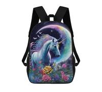 sinyumoney Magical Unicorn Garden Sac À Dos Pour Garçons Et Adolescents, Sacs À Dos Pour Filles, Sacs À Dos Pour Tout-petits, Sacs À Livres Pour L'école Primaire Et Le Collège 17inch
