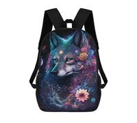 sinyumoney Magical Wolf Fantasy Artwork -1 Sac À Dos Scolaire Imprimé En 3D Pour Enfants, Sac À Dos De Voyage, Sac Tendance Et Décontracté Pour Écoliers 17inch