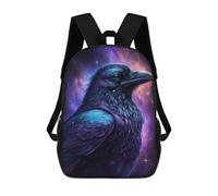 sinyumoney Magical Wolf Fantasy Artwork Sac à dos d'école imprimé 3D 43,2 cm Sac à dos pour enfants Sac à dos cool pour garçons primaire et milieu, style-21, 17"