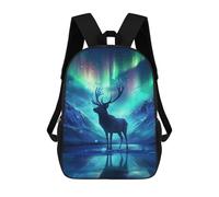 sinyumoney Majestic Deer Sacs À Dos Pour Enfants, Cartables Imprimés En 3D, Sacs À Dos Pour Élèves Du Primaire Et Du Collège (garçons Et Filles) 17inch