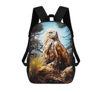 sinyumoney Majestic Eagle Sac À Dos Scolaire Pour Enfants Imprimé En 3D, Idéal Pour Les Voyages Et Les Livres 17inch