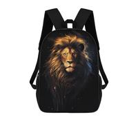 sinyumoney Majestic Lion Portrait Sac À Dos, Cartable Imprimé En 3D, Sac À Goûter, Sac À Dos De Voyage, Sac À Dos Entre Amis, Sac À Dos Scolaire Pour Filles Et Garçons 17inch