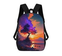 sinyumoney Majestic Tree by The Lake Sac À Dos Imprimé En 3D Pour Garçons, Sac D'école Grande Capacité, Sac De Voyage, Sac À Livres, Sac D'école Pour Garçons, Mochila 17inch