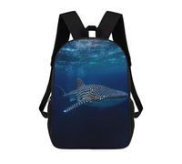 sinyumoney Majestic Whale Shark in The Deep Ocean Sac À Dos, Cartable Imprimé En 3D, Sac À Goûter, Sac À Dos De Voyage, Sac À Dos Entre Amis, Sac À Dos Scolaire Pour Filles Et Garçons 17inch