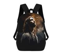 sinyumoney Man with Golden Halo Sacs À Dos Scolaires Pour Enfants, Sac D'école Imprimé En 3D Pour Garçons, Élèves Du Primaire Et Du Collège 17inch