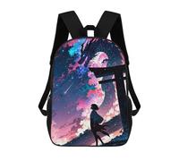 sinyumoney Manga Torii Gate Dragon Sacs À Dos Imprimés En 3D 17inch Sac À Dos Scolaire Pour Enfants, Sac À Dos Décontracté Pour La Journée, Sac De Voyage Décontracté Pour Les Élèves Du Collège
