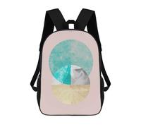 sinyumoney Marble And Gold Art 5 Sacs À Dos Pour Enfants, Sac À Dos Scolaire, Sac À Dos Imprimé En 3D Pour Enfants, Sac À Dos De Voyage, Sac À Livres, Sac D'école Pour Enfants 17inch