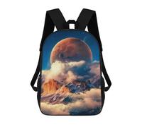 sinyumoney Mars Ascending Sac À Dos Scolaire Pour Enfants, Imprimé En 3D, Sac À Dos Tendance Pour Garçons, Élèves Du Primaire Et Du Collège 17inch