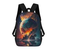 sinyumoney MARS Sacs À Dos Pour Enfants, Cartables Imprimés En 3D, Sacs À Dos Pour Élèves Du Primaire Et Du Collège (garçons Et Filles) 17inch