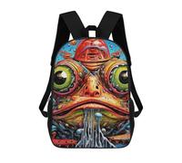 sinyumoney Melting Fantasy Creature Sacs À Dos, Sac À Dos Enfant, Sac D'école, Sac À Dos De Voyage Imprimé En 3D, Accessoire De Mode, Sac À Dos Imperméable Pour Enfants 17inch