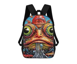 sinyumoney Melting Fantasy Creature Sacs À Dos, Sac À Dos Enfant, Sac D'école, Sac À Dos De Voyage Imprimé En 3D, Accessoire De Mode, Sac À Dos Imperméable Pour Enfants 17inch