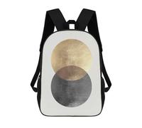 sinyumoney Metal And Gold Art 5 Sacs À Dos Pour Enfants, Sac À Dos Scolaire, Sac À Dos Imprimé En 3D Pour Enfants, Sac À Dos De Voyage, Sac À Livres, Sac D'école Pour Enfants 17inch