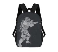 sinyumoney Military Drawing Sacs À Dos Pour Enfants, Sac À Dos Scolaire, Sac À Dos Imprimé En 3D Pour Enfants, Sac À Dos De Voyage, Sac À Livres, Sac D'école Pour Enfants 17inch