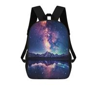 sinyumoney Milky Way Galaxies Sac À Dos Scolaire, Sac À Dos Pour Garçons Et Adolescents, Cadeau, Sac À Dos Imprimé En 3D, Sac À Dos Scolaire, Sac À Livres 17inch