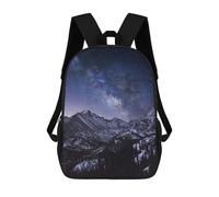 sinyumoney Milky Way over Longs Peak Sacs À Dos Pour Enfants, Sac D'école Imprimé En 3D, Cartable Pour Enfants, Sac De Voyage, Sac À Dos Garçon Fille, Sac D'école Pour Enfants 17inch