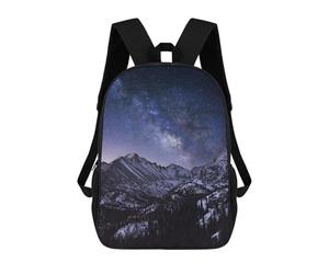 sinyumoney Milky Way over Longs Peak Sacs À Dos Pour Enfants, Sac D'école Imprimé En 3D, Cartable Pour Enfants, Sac De Voyage, Sac À Dos Garçon Fille, Sac D'école Pour Enfants 17inch