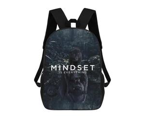 sinyumoney Mindset Black Panther Sac À Dos Scolaire Pour Enfants, 43 Cm (17 Pouces), Imprimé En 3D, Pour Garçons, Élèves Du Primaire Et Du Collège