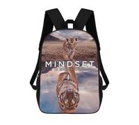 sinyumoney Mindset Is Everything 17inch Sacs À Dos Scolaires Imprimés En 3D - Sacs À Dos Tendance Pour Garçons Du Primaire Et Du Collège
