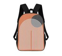 sinyumoney Minimalist Figures 05 Sacs À Dos Pour Enfants, Cartables Imprimés En 3D, Sacs À Dos Pour Élèves Du Primaire Et Du Collège (garçons Et Filles) 17inch