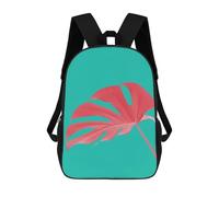 sinyumoney Minimalist Floral 82 Sac À Dos Enfant Fille 3D, Sac D'école, Sac À Dos Pour Tout-petits, Sac À Dos Décontracté, Sac À Livres Tendance 17inch