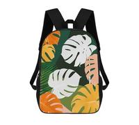 sinyumoney Minimalist Floral A09 Sac À Dos Scolaire Imprimé En 3D Pour Enfants, Sac À Dos Garçon/fille, Sac De Voyage Pour Enfants 17inch