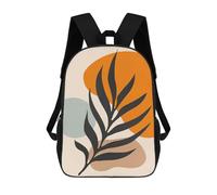 sinyumoney Minimalist Floral A46 Sac À Dos Scolaire Imprimé En 3D Pour Enfants, Sac À Dos Garçon/fille, Sac De Voyage Pour Enfants 17inch