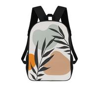 sinyumoney Minimalist Floral A47 Sacs À Dos Pour Enfants, Sac À Dos Scolaire, Sac À Dos Imprimé En 3D Pour Enfants, Sac À Dos De Voyage, Sac À Livres, Sac D'école Pour Enfants 17inch