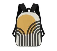 sinyumoney Minimalist Lines 25 Sacs À Dos Pour Enfants, Cartables Imprimés En 3D, Sacs À Dos Pour Élèves Du Primaire Et Du Collège (garçons Et Filles) 17inch