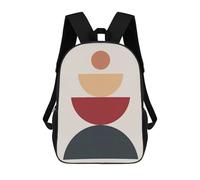 sinyumoney Minimalist Lines 36 Sacs À Dos Pour Enfants, Sac À Dos Scolaire, Sac À Dos Imprimé En 3D Pour Enfants, Sac À Dos De Voyage, Sac À Livres, Sac D'école Pour Enfants 17inch