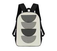 sinyumoney Minimalist Lines 39 Sacs À Dos Imprimés En 3D Pour Enfants, Sacs D'école Tendance Pour Garçons, Sacs De Voyage, Sacs Scolaires Pour Élèves Du Primaire 17inch