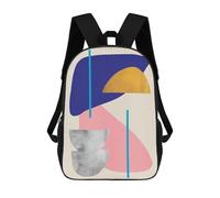 sinyumoney Modern Collage D Sacs À Dos Pour Enfants, Sac À Dos Scolaire, Sac À Dos Imprimé En 3D Pour Enfants, Sac À Dos De Voyage, Sac À Livres, Sac D'école Pour Enfants 17inch