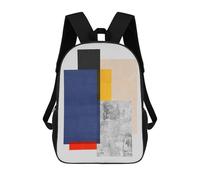 sinyumoney Modern Textures 06 Sacs À Dos Imprimés En 3D Pour Enfants, Sacs D'école Tendance Pour Garçons, Sacs De Voyage, Sacs Scolaires Pour Élèves Du Primaire 17inch