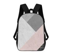 sinyumoney Modern Textures I Sac À Dos Scolaire Pour Adolescents, Imprimé En 3D, Ajustable, À Poches Tendance, Pour Enfants, Garçons, Filles, Étudiants Et Adolescents 17inch