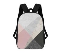 sinyumoney Modern Textures V Sac À Dos Scolaire Pour Enfants Imprimé En 3D, Idéal Pour Les Voyages Et Les Livres 17inch